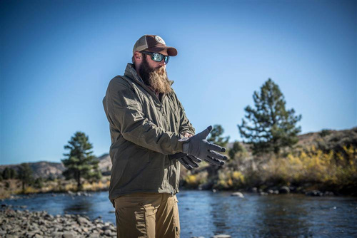 Helikon - Impact Duty Winter Mk2 Tactical Insulated Gloves - Shadow Grey / Black - RK-ID2-NE-3501A