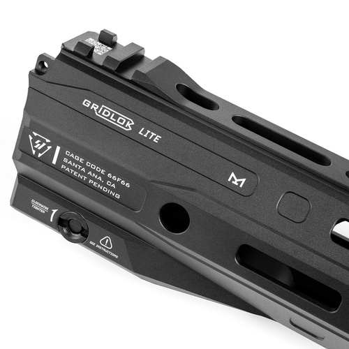 Strike Industries - Aluminium Handguard Gridlok LITE 8,5" - AR-15 - Black - SI-GRIDLOK-LITE-8.5-BK