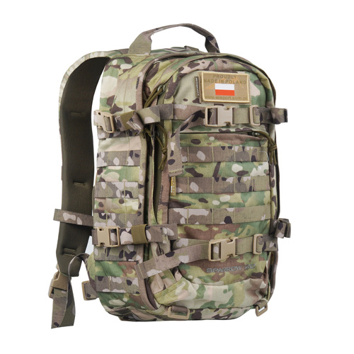 WISPORT - Sparrow 20 II backpack with two side pockets - 20 + 10 l - Multicam