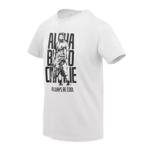 Helikon - T-shirt Alpha Bravo Charlie - Cotton - White - TS-ABH-CO-01