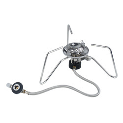Mil-Tec - Folding Tourist Gas Burner with Hose - EN417 Thread - 14911100