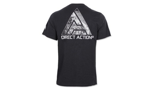 Direct Action - T-Shirt Logo D.A.® (#3) - Black - TS-LDA3-CTN-BLK