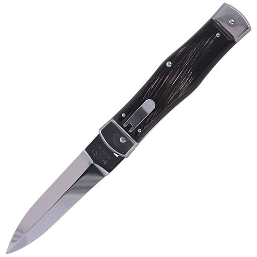 Mikov - Predator Buffalo Horn Spring Knife - Lever Lock - 241-NR-1/HAMMER.