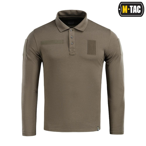 M-Tac - Tactical Polo Shirt with Long Sleeves - Dark Olive - 80021048