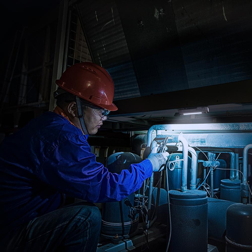 Fenix - Rechargeable LED Flashlight WT16R - Workshop - 300 lumens - Black - 039-479