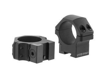 Leapers - UTG POI 30/11 Two-Piece Mount - 30 mm - Low - Black - RDU013010