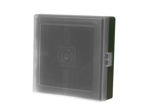 Megaline - Transport Box - 11x11x3.5 cm - Green-transparent - 607/0001GT