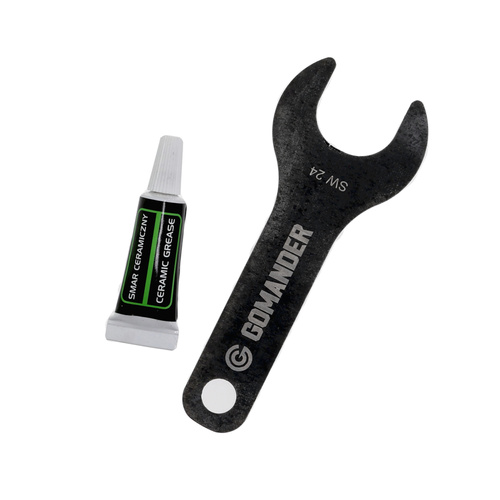 Gomander - Quadron S Flame Compensator - 9 mm - M18X1 - Black - TBO.10174_0-M18x1(CZ)