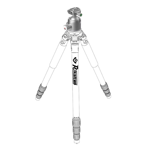 Rokstad - Ball Kit Head 56mm for 3/8"-16 Thread - Picatinny/ARCA - Grey - RSRH-02