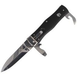 Mikov - Automatic spring knife Predator ABS Black 3 blades - 241-NH-3/KP
