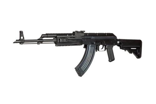 WE - Replica ASG AKM Carbine PMC WE-R015 - Gas Blow-Back - Open Bolt - Steel - Black - WET-02-002323