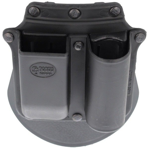 Fobus - Combo Pouch for FN, CZ, S&W 9mm, .40 Magazine and Flashlight - Rotating Paddle - 6909 SF RT