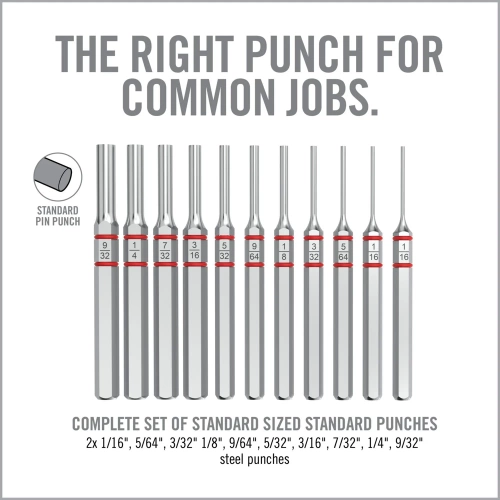 Real Avid - Toolset Armorer’s Master Hammer and Accu-Punch Standard Pin Punch Set - AVAMHAPS