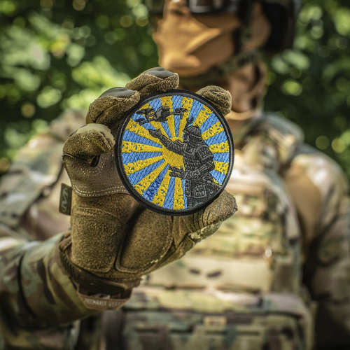 M-Tac - Way of the Samurai Patch - Embroidery - Yellow/Blue - 51426002