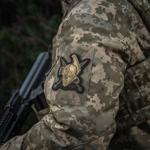 M-Tac - Gladiator Helmet Patch - Embroidery - 500D Cordura - Gold - 51374002