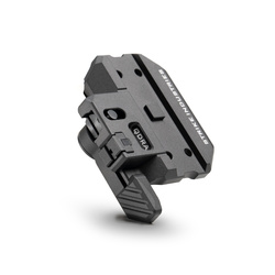 Strike Industries - QD Mount for T1/T2 Collimators - Picatiny - Black - SI-T1-QDRA-BK