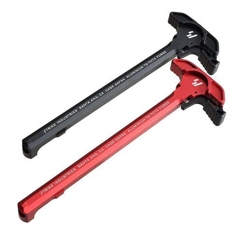 Strike Industries - Charging Handle with Extended Latch - Red - ARCH-EL-RED