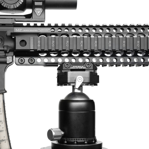 Strike Industries - Adapter for Picatinny Arca also 1/4" and 3/8" - QD Sling - SI-ARCA-TRI-PADA-BK