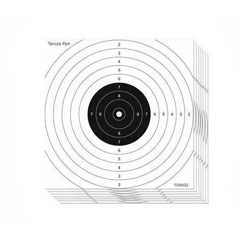 Airgun target - 14 x 14 cm - 100 pcs
