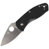 Spyderco - Ambitious G-10 Black Plain Folding Knife - C148GP