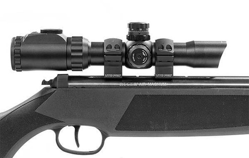 Leapers - UTG POI 30/11 Two-Piece Mount - 30 mm - Low - Black - RDU013010