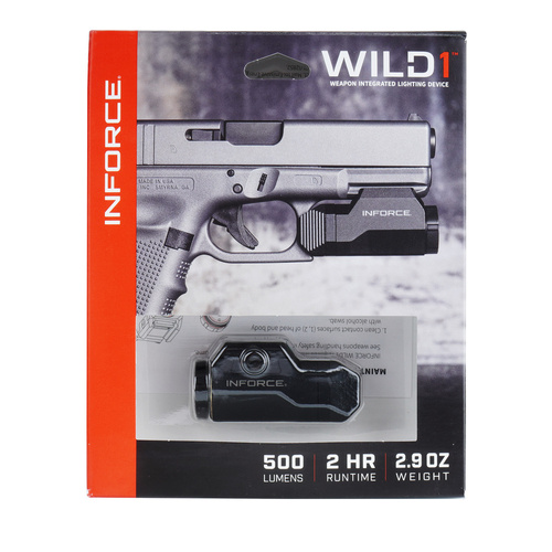 Inforce - Wild1 Pistol Flashlight - 500 lm - Black - IF71000