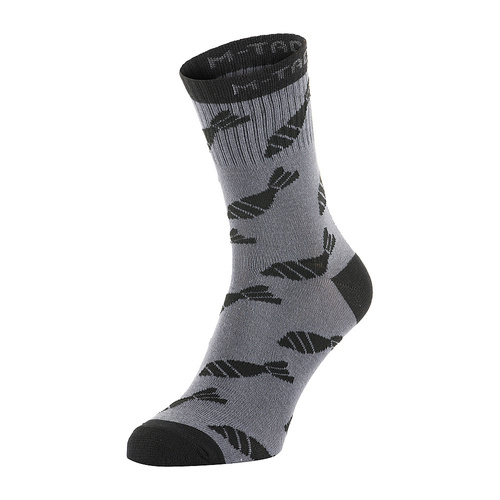 M-Tac - Mk.3 Summer Socks - Mortar Bombs - Dark Grey - 30903801