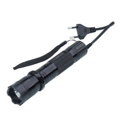 Guard - Tornado Rechargeable LED Flashlight With Stun Gun - 800 000 V - 110 lm - Black - YC-1101