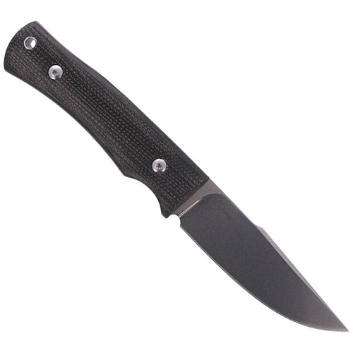 FOX - Tactical Knife Explorator Linen Micarta - 440C - Black - BF-749