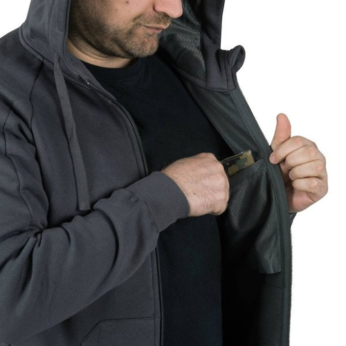 Helikon - Urban Tactical Hoodie® Lite - FullZip - Gray - BL-ULF-CB-19