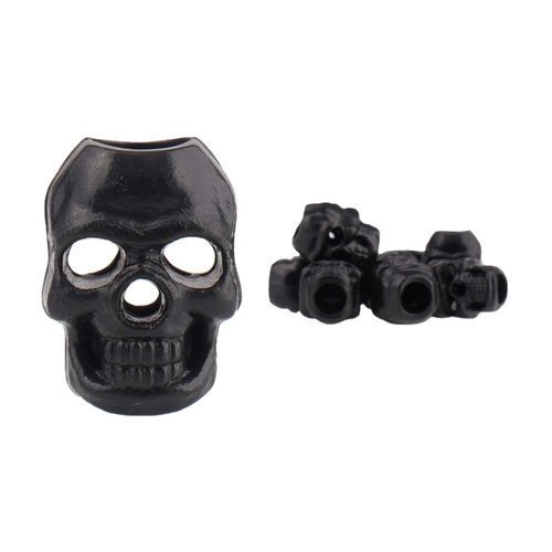Mil-Tec - Skull Cord Stoppers - 10 pcs - Black - 13458212