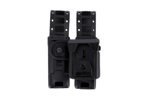 ESP - Double lockable magazine loader for 9 mm / .40 magazine - UBC-01 mounting - Black - MH-04-S BK.