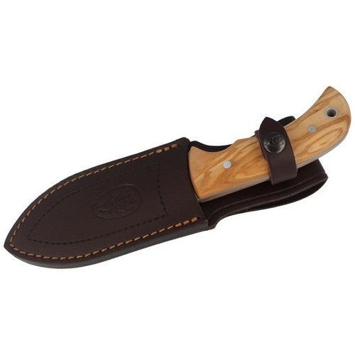 Muela - Skinner Olive Wood Knife 115mm - BISONTE-11.OL