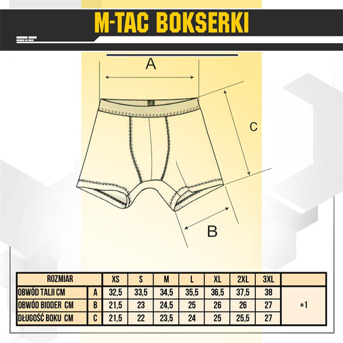 M-Tac - Tactical Boxer 93/7 - Dark Olive - 70009048