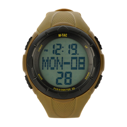 M-Tac - Tactical Watch with Pedometer - LCD - WR50 - Coyote - 50001005