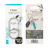 Nite Ize - G-Series™ #4 Dual Chamber Carabiner - Steel - Silver - GS4-11-R6