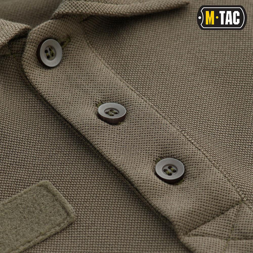 M-Tac - Tactical Polo Shirt with Long Sleeves - Dark Olive - 80021048