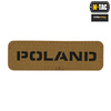 M-Tac - Patch - Poland - Laser Cut - Coyote / Black - 51003105