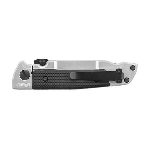 Umarex - Folding Knife Walther Q5 Steel Frame Serrated - Black - 5.0858