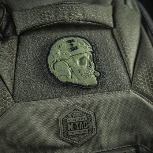 M-Tac - War is Hell patch - PVC 3D - Olive - 51328001