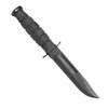 Ka-Bar 1256 - Military knife - Black - Leather sheath