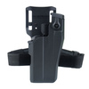 IMI Defense - OWB RDL3 Level 3 Light Bearing & Red Dot Sight Holster - Glock - Right - Black - IMI-RDL3