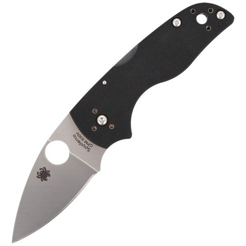 Spyderco - Lil' Native® G-10 Black Mid Back Lock Knife - C230MBGP