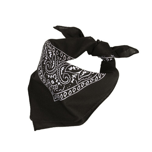 Mil-Tec - Western Bandana - Cotton - Black - 12620002