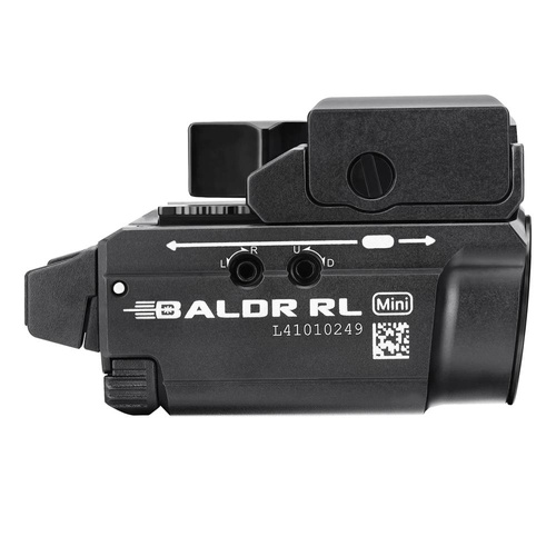 Olight - Weapon LED Light with Laser Sight BALDR RL MINI - 600 lumens - Black