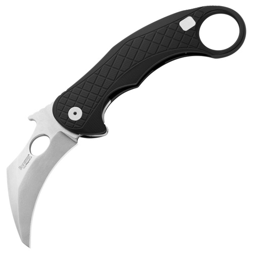LionSteel - L.E.One Karambit Folding Knife - CPM MagnaCut - Black - LE1 A BS