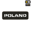 M-Tac - Patch Poland 25х80 - Laser Cut - Black / White - 51001002.