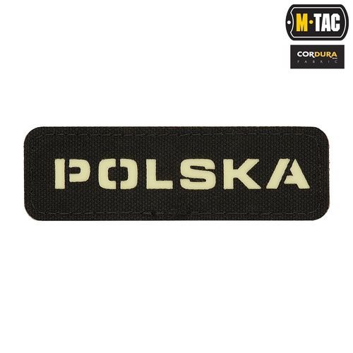 M-Tac - Patch - Poland 25х80 - Laser Cut Fluorescent - Black/White - 51004202