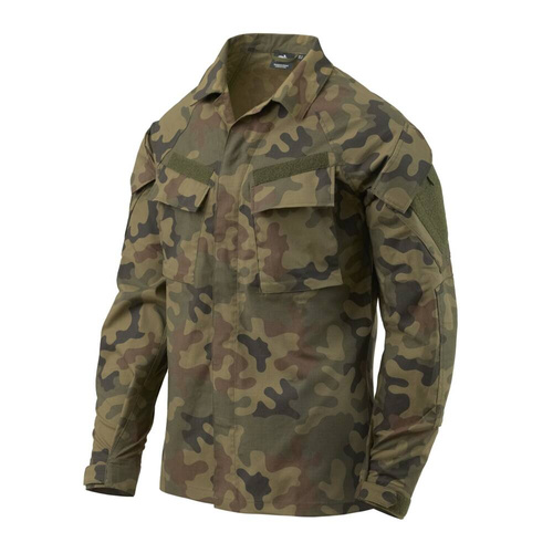 Helikon - Military Sweatshirt Raid - Ripstop - 8 Pockets - Wz. 93 PL Woodland - BL-RAD-SP-04