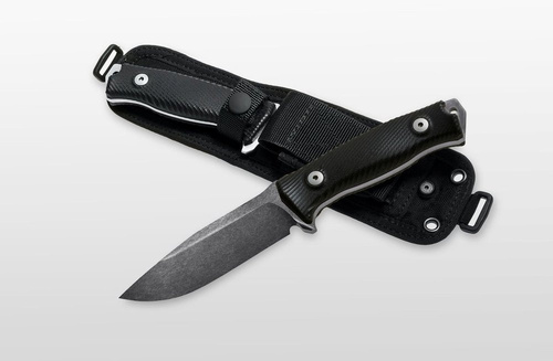 LionSteel - Tactical knife - Sleipner - Black - M5B G10
